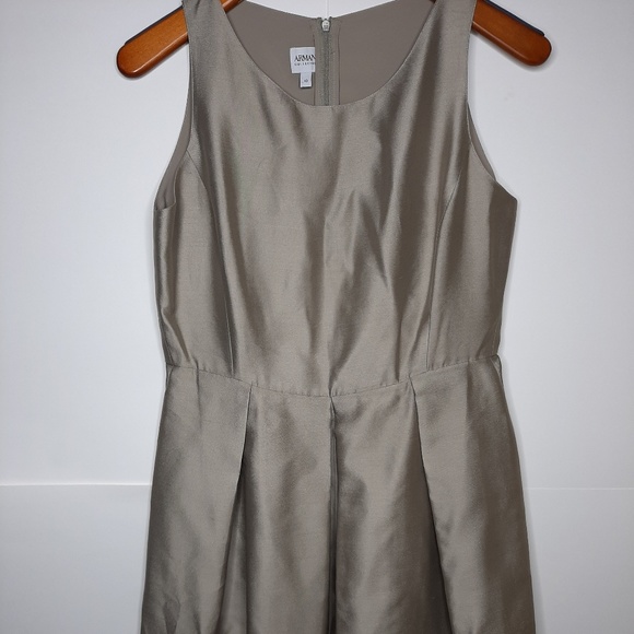 Armani Collezioni gold metallic dress size 10 - Picture 6 of 7